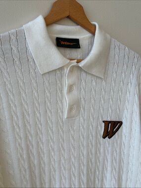 Walker Golf Things Sandbelt Knit Polo Size S